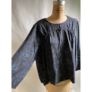 Steven Alan Women's Silk Blouse with Sexy Back_Size 10